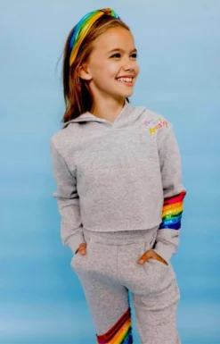 Lola + The Boys New Arrivals You Are Amazing Sequin Jogger Set