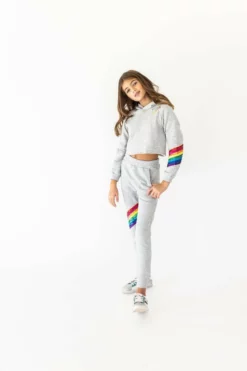 Lola + The Boys New Arrivals You Are Amazing Sequin Jogger Set