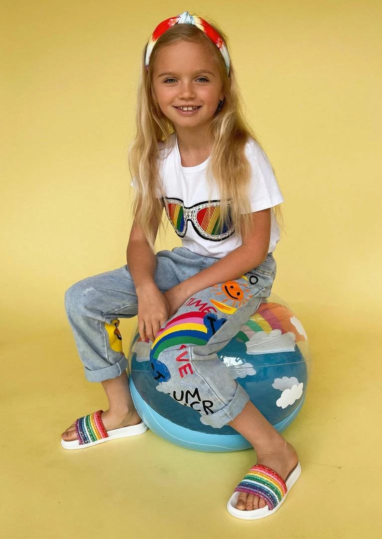 Lola + The Boys Rainbow Sunnies Tee 7 Lola + The Boys Rainbow Sunnies Tee