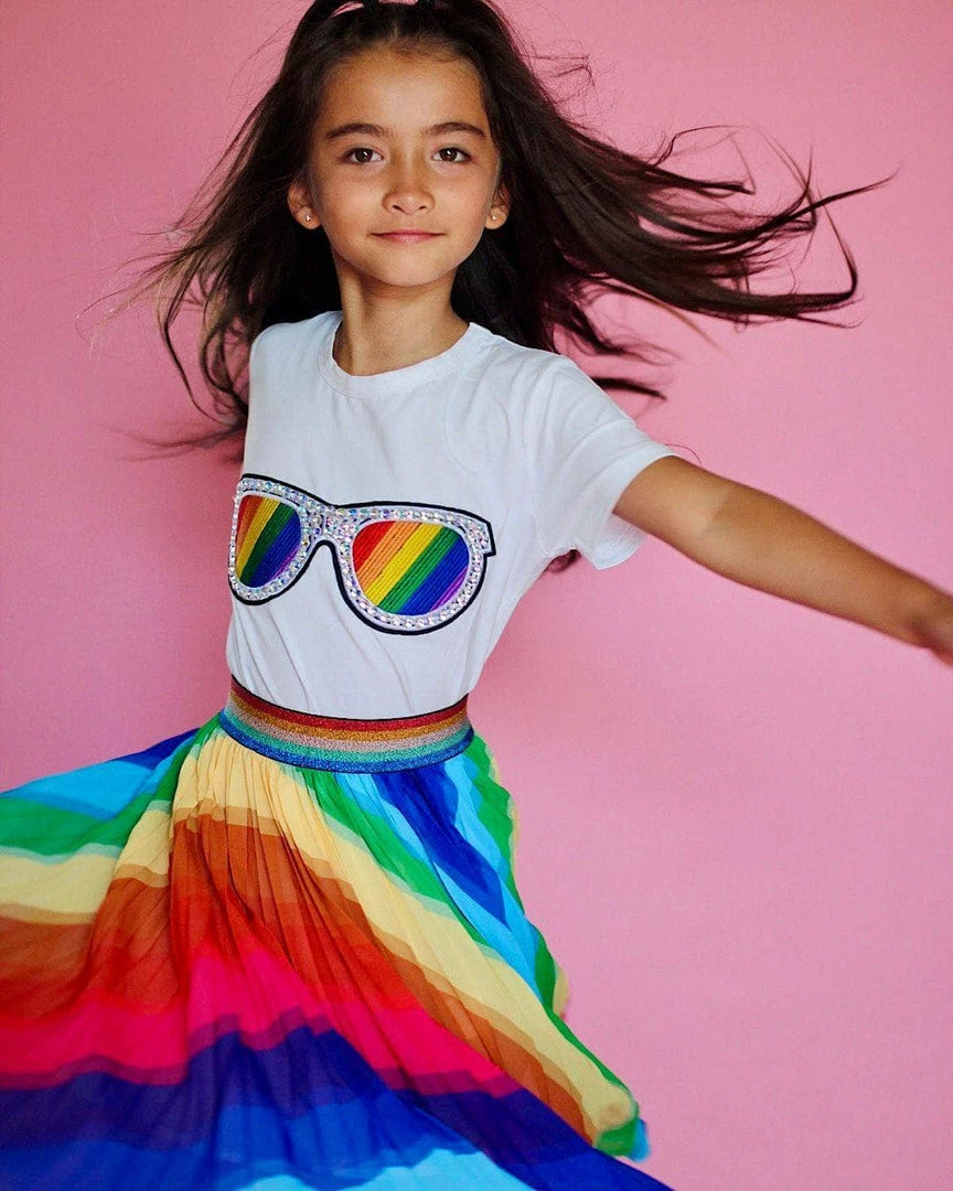 Lola + The Boys Rainbow Sunnies Tee 3 Lola + The Boys Rainbow Sunnies Tee