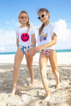 Lola + The Boys New Arrivals Happy Emoji T-Shirt