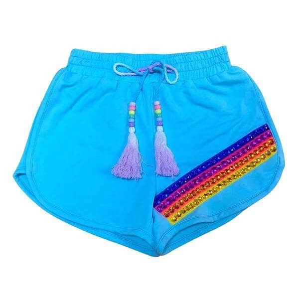 Lola + The Boys New Arrivals Jewel Candy Track Shorts 4 Lola + The Boys New Arrivals Jewel Candy Track Shorts