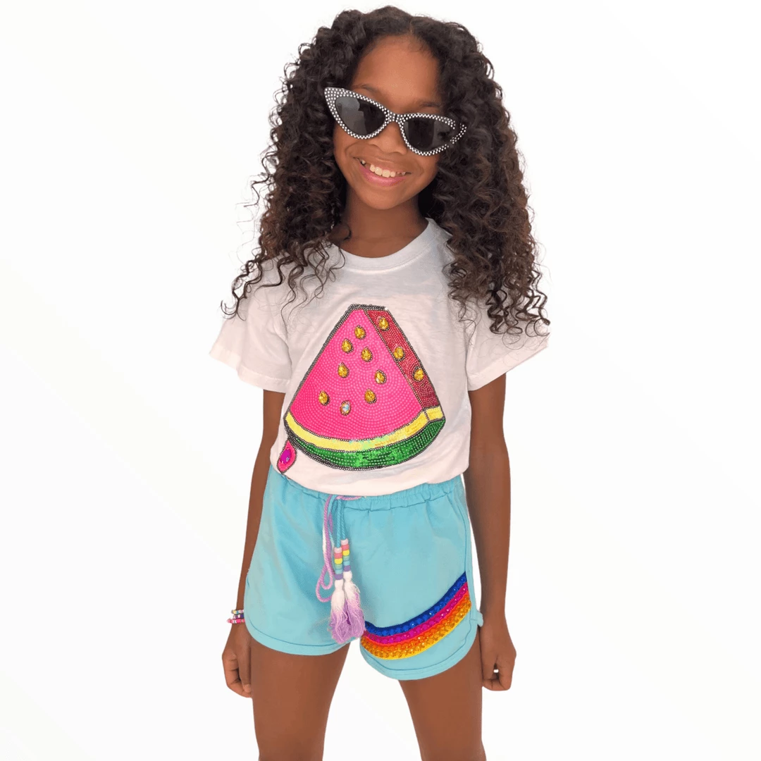 Lola + The Boys New Arrivals Jewel Candy Track Shorts 3 Lola + The Boys New Arrivals Jewel Candy Track Shorts