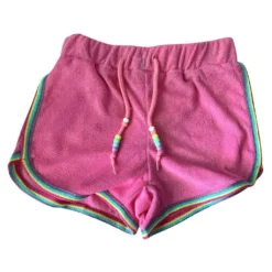 Lola + The Boys Towel Beaded Racer Shorts Girls