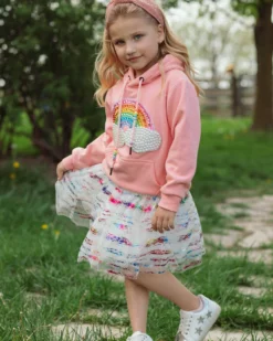 Lola + The Boys Rainbow Metallic Foil Tutu