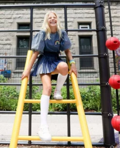 Lola + The Boys New Arrivals Pleated Vegan Leather Mini Skirt