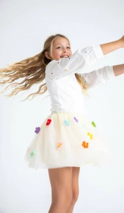 Lola & The Boys Rainbow Daisy Puff Tutu New Arrivals