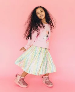 Lola + The Boys Rainbow Heart Skirt Girls