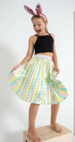 Lola + The Boys Rainbow Heart Skirt Girls