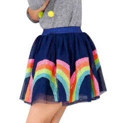 Lola & The Boys Girls Rainbow Sequin Tutu