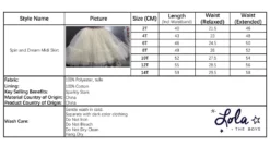 Lola And The Boys Spin And Dream Sparkle Midi Skirt Girls