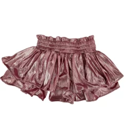 Lola + The Boys Metallic Skort