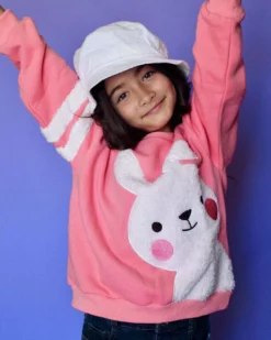 Lola & The Boys Blushing Bunny Sweatshirt