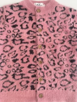 Lola + The Boys Girls Cheetah Girl Sweater