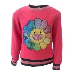 Lola + The Boys Flower Power Sweatshirt New Arrivals