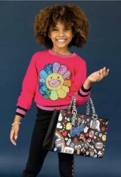 Lola + The Boys Flower Power Sweatshirt New Arrivals