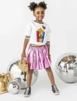 Lola + The Boys Girls I Love Popcorn Sweatshirt