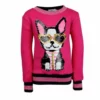 Lola & The Boys Golden Pup Sweatshirt Girls