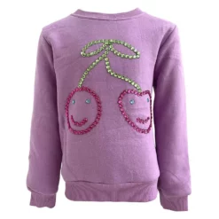 Lola & The Boys Happy Cherry Gem Sweatshirt New Arrivals