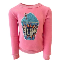 Lola + The Boys Peachy Yum Sweatshirt