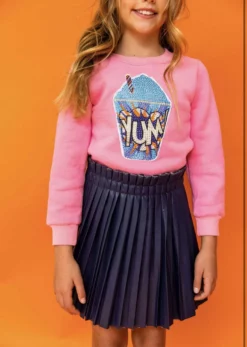 Lola + The Boys Peachy Yum Sweatshirt