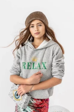 Lola + The Boys Relax Hoodie Girls