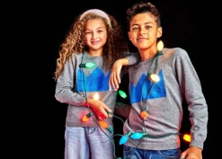 Lola & The Boys Royalty Puff Sweater