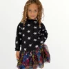 Lola + The Boys Shining Metallic Star Cardigan 2 Lola + The Boys Shining Metallic Star Cardigan