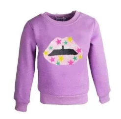 Lola + The Boys Star Lips Sweatshirt New Arrivals