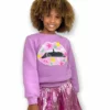 Lola + The Boys Star Lips Sweatshirt New Arrivals
