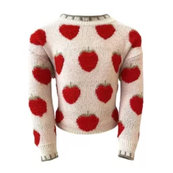 Lola + The Boys New Arrivals Strawberry Fields Sweater
