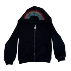 Lola + The Boys Girls Wanderlust Crystal Unicorn Hoodie