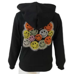 Lola & The Boys All Smiles Crystal Hoodie