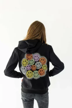Lola & The Boys All Smiles Crystal Hoodie