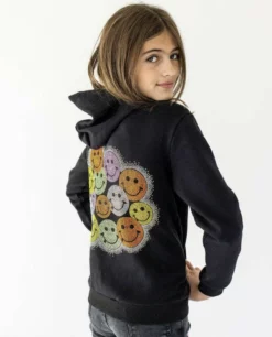Lola & The Boys All Smiles Crystal Hoodie