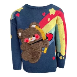 Lola + The Boys New Arrivals Cupid Bear Love Sweatshirt