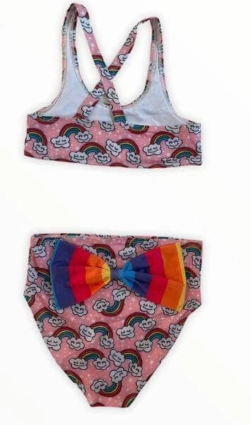 Lola + The Boys Girls Double Rainbow 2 Piece Swimsuit 8 Lola + The Boys Girls Double Rainbow 2 Piece Swimsuit
