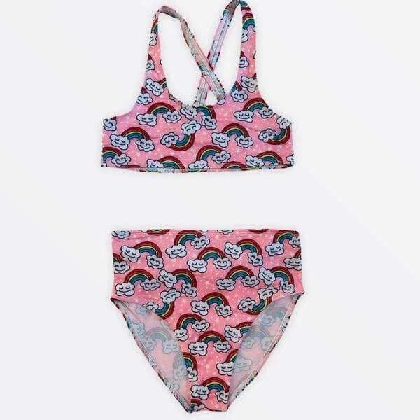 Lola + The Boys Girls Double Rainbow 2 Piece Swimsuit 7 Lola + The Boys Girls Double Rainbow 2 Piece Swimsuit