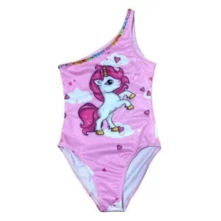 Lola + The Boys Unicorn Hearts One Shoulder