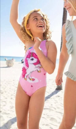 Lola + The Boys Unicorn Hearts One Shoulder