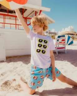 Lola & The Boys Boys Nutella Swim Shorts | Boy's Swimsuit