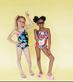 Lola + The Boys Girls Floral Dream Swimsuit