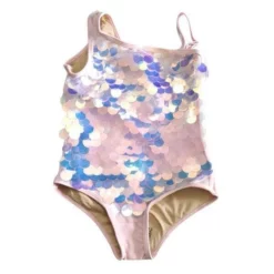 Lola + The Boys Paillette Mermaid Swimsuit New Arrivals