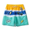 Lola + The Boys Cool Patch Tie Dye Swim Shorts