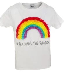 Lola + The Boys 3D Rainbow T-Shirt 10 Lola + The Boys 3D Rainbow T-Shirt