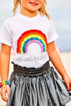 Lola + The Boys 3D Rainbow T-Shirt