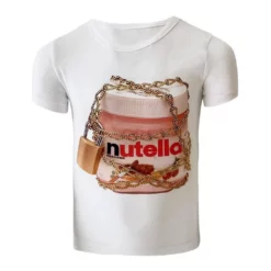 Lola + The Boys Forbidden Nutella Tee White