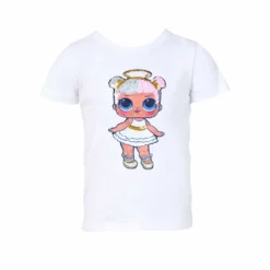Lola & The Boys Girls Sequin Doll T-Shirt 14 Lola & The Boys Girls Sequin Doll T-Shirt