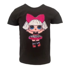 Lola & The Boys Girls Sequin Doll T-Shirt 15 Lola & The Boys Girls Sequin Doll T-Shirt