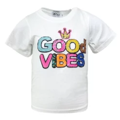 Lola + The Boys Good Vibes Neon Tee